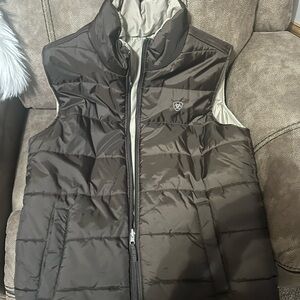 Ariat Brown Puffer Vest